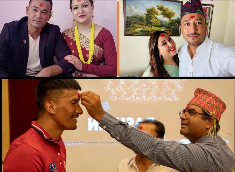तस्बिरमा हेर्नुहोस् खेलाडीहरुको दशैँ